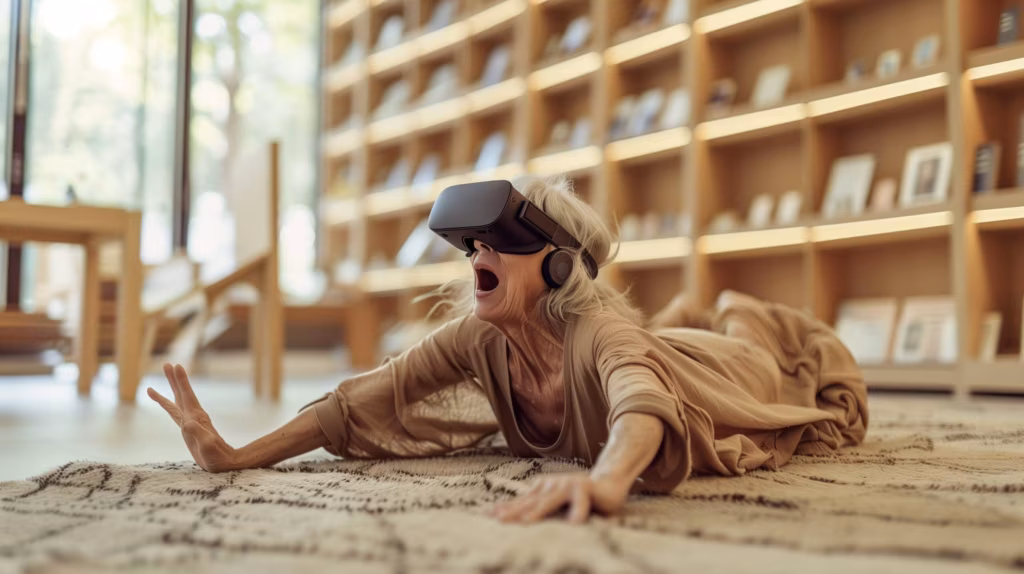 Emervark Elderly Woman Freaking Out Wearing Apple Vision Pro Au 82b8bfbd 337d 4768 A2ec C0c89de73640